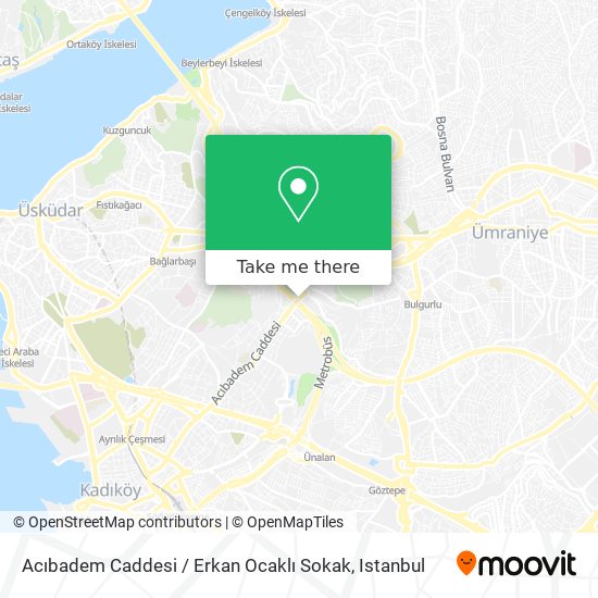 Acıbadem Caddesi / Erkan Ocaklı Sokak map