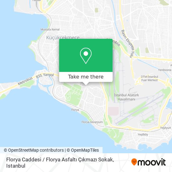 Florya Caddesi / Florya Asfaltı Çıkmazı Sokak map