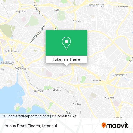 Yunus Emre Ticaret map