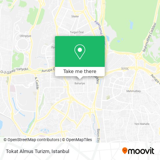 Tokat Almus Turizm map