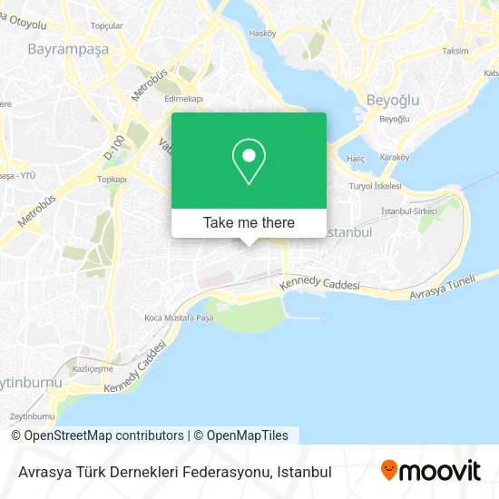 Avrasya Türk Dernekleri Federasyonu map