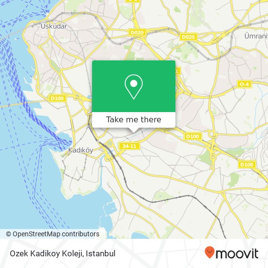 Ozek Kadikoy Koleji map