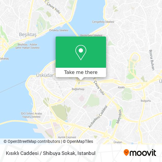 Kısıklı Caddesi / Shibuya Sokak map