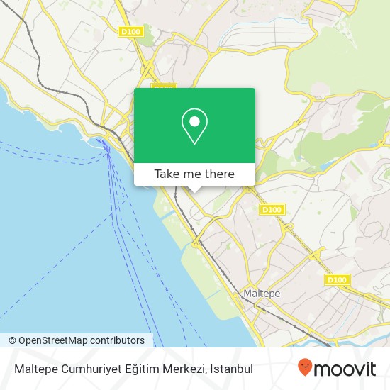 Maltepe Cumhuriyet Eğitim Merkezi map