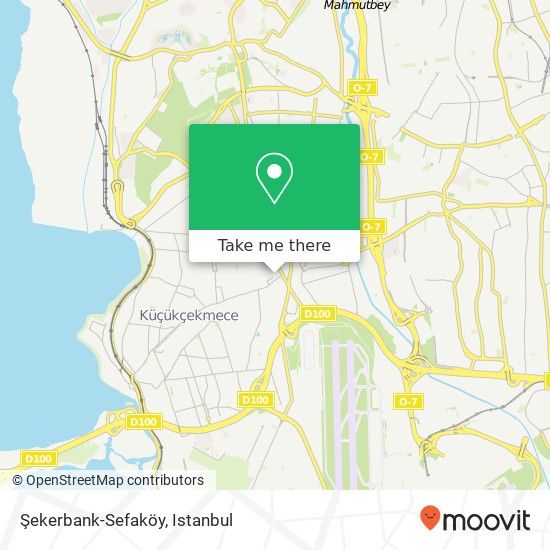 Şekerbank-Sefaköy map