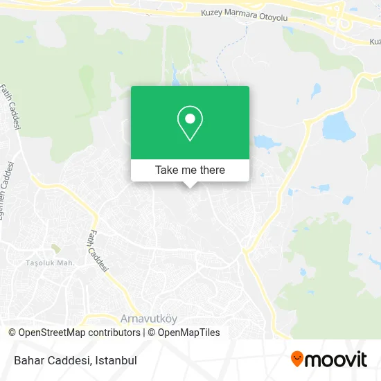 Bahar Caddesi map
