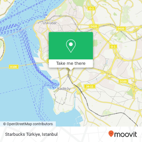 Starbucks Türkiye map