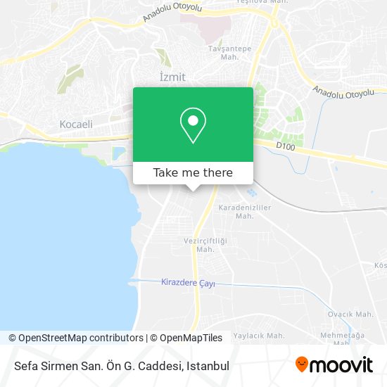 Sefa Sirmen San. Ön G. Caddesi map