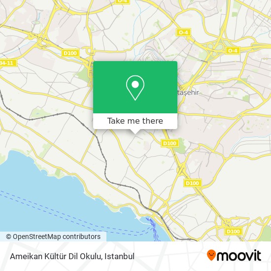 Ameikan Kültür Dil Okulu map