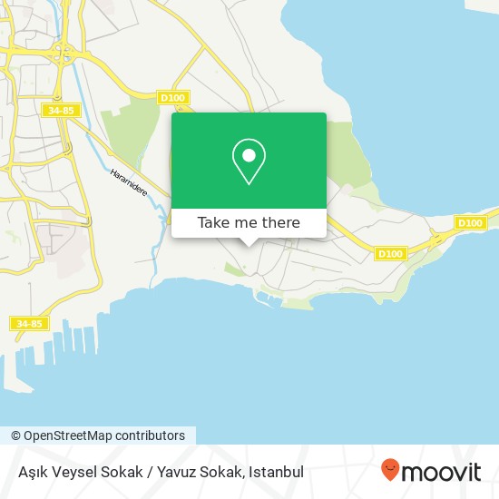 Aşık Veysel Sokak / Yavuz Sokak map