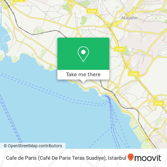 Cafe de Paris (Café De Paris Teras Suadiye) map