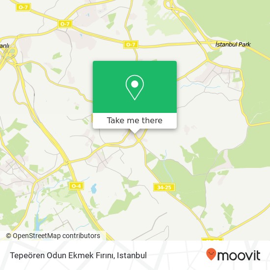 Tepeören Odun Ekmek Fırını map