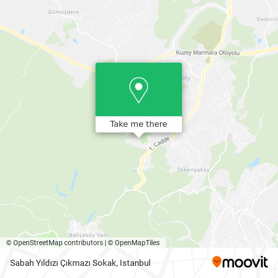 Sabah Yıldızı Çıkmazı Sokak map
