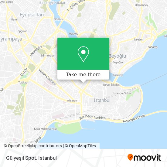 Gülyeşil Spot map