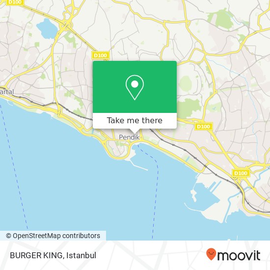 BURGER KING map