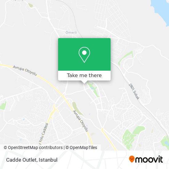 Cadde Outlet map