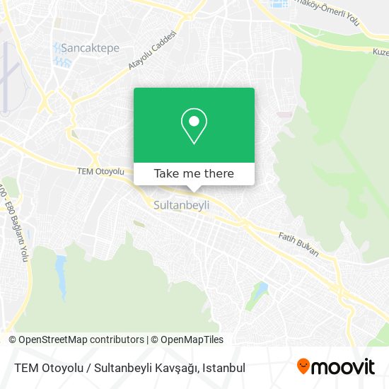 TEM Otoyolu / Sultanbeyli Kavşağı map