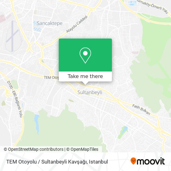 TEM Otoyolu / Sultanbeyli Kavşağı map