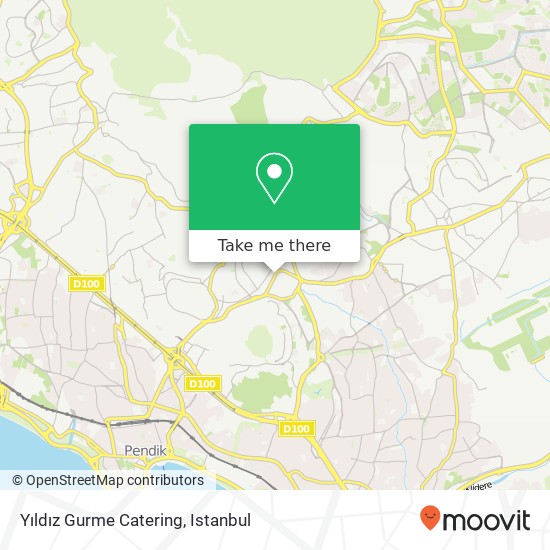 Yıldız Gurme Catering map