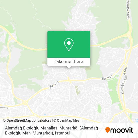 Alemdağ Ekşioğlu Mahallesi Muhtarlığı map