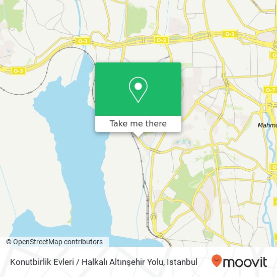 Konutbirlik Evleri / Halkalı Altınşehir Yolu map