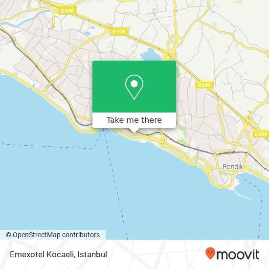 Emexotel Kocaeli map