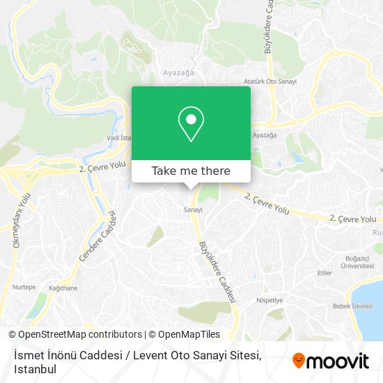 İsmet İnönü Caddesi / Levent Oto Sanayi Sitesi map