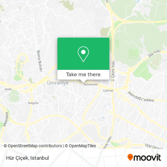 Hür Çiçek map