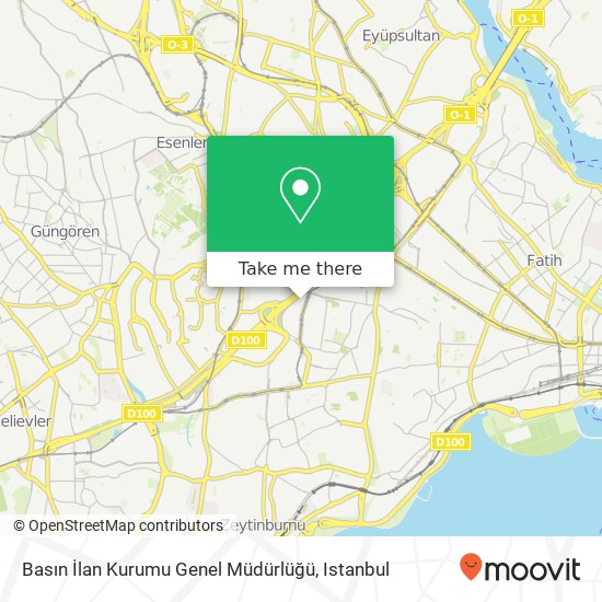 Basın İlan Kurumu Genel Müdürlüğü map