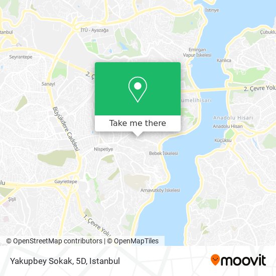 Yakupbey Sokak, 5D map