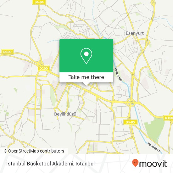 İstanbul Basketbol Akademi map