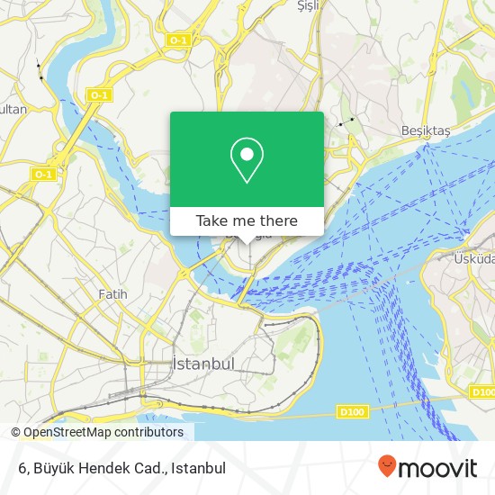 6, Büyük Hendek Cad. map