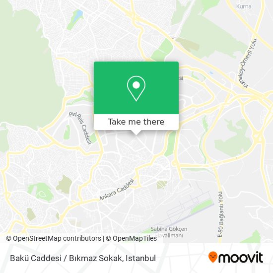 Bakü Caddesi / Bıkmaz Sokak map