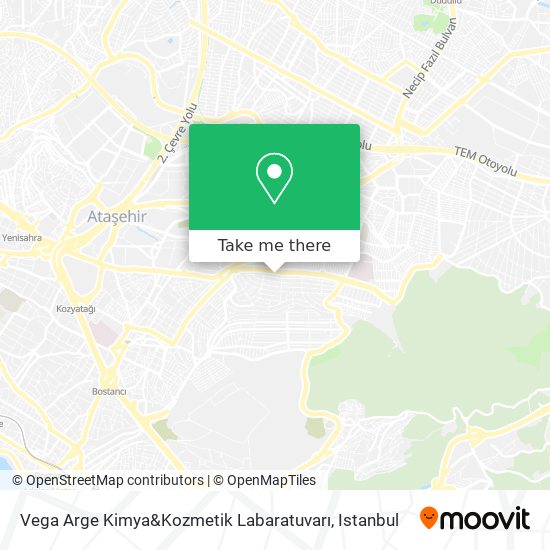 Vega Arge Kimya&Kozmetik Labaratuvarı map