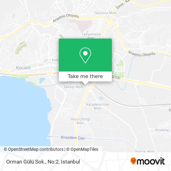 Orman Gülü Sok., No:2 map