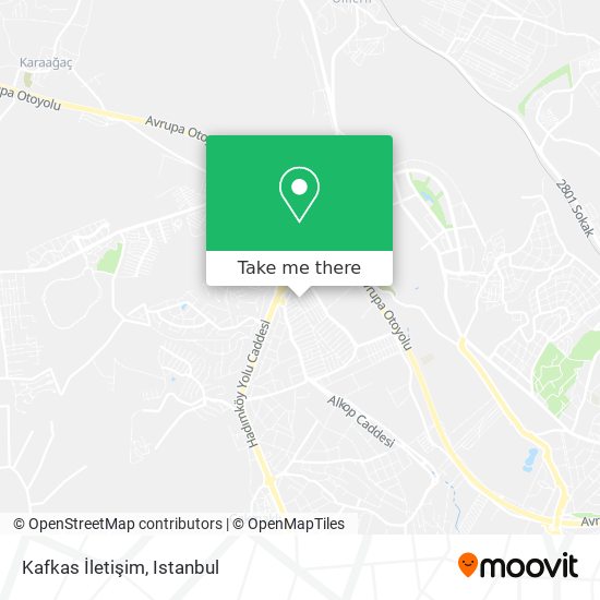 Kafkas İletişim map