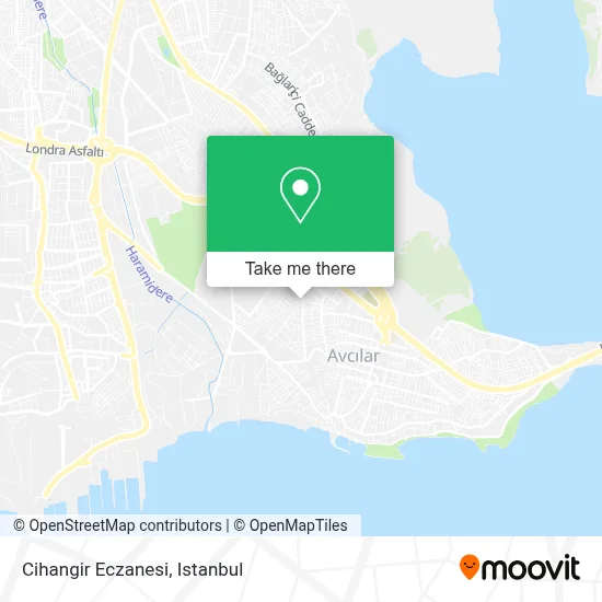 Cihangir Eczanesi map