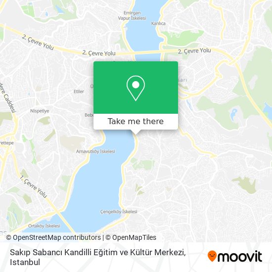 Sakıp Sabancı Kandilli Eğitim ve Kültür Merkezi map