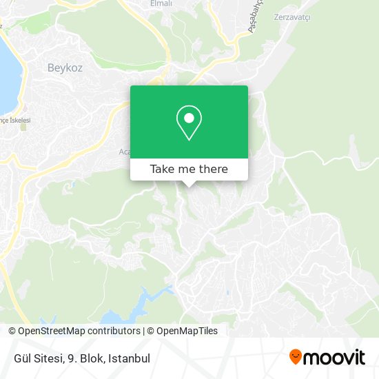 Gül Sitesi, 9. Blok map