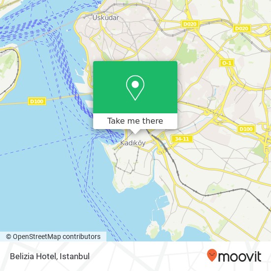 Belizia Hotel map