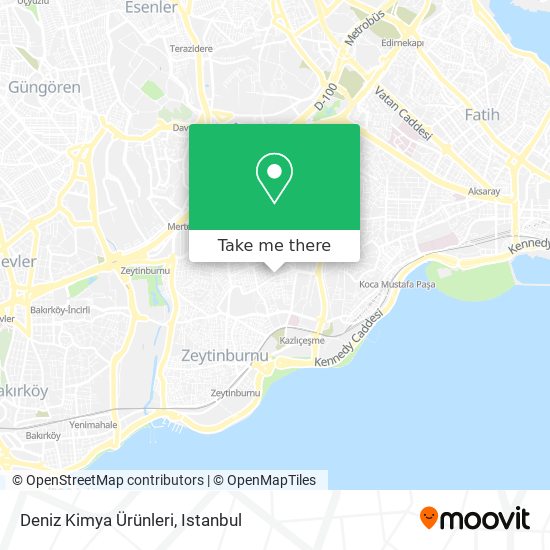 Deniz Kimya Ürünleri map
