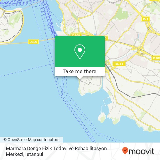 Marmara Denge Fizik Tedavi ve Rehabilitasyon Merkezi map