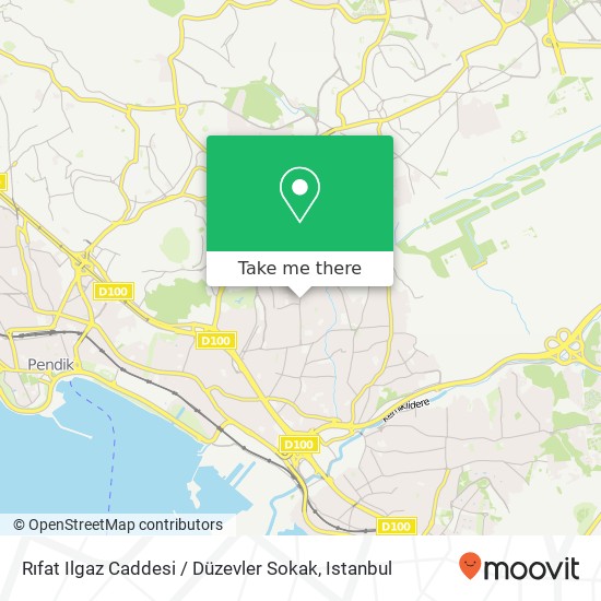 Rıfat Ilgaz Caddesi / Düzevler Sokak map