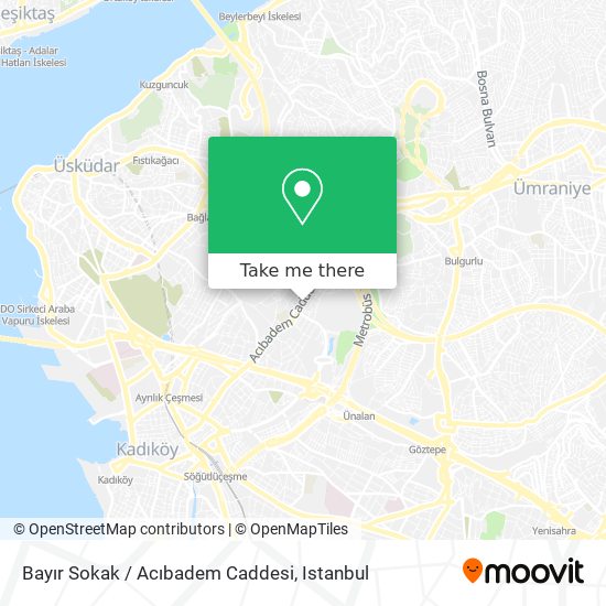 Bayır Sokak / Acıbadem Caddesi map