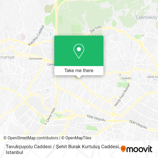 Tavukçuyolu Caddesi / Şehit Burak Kurtuluş Caddesi map