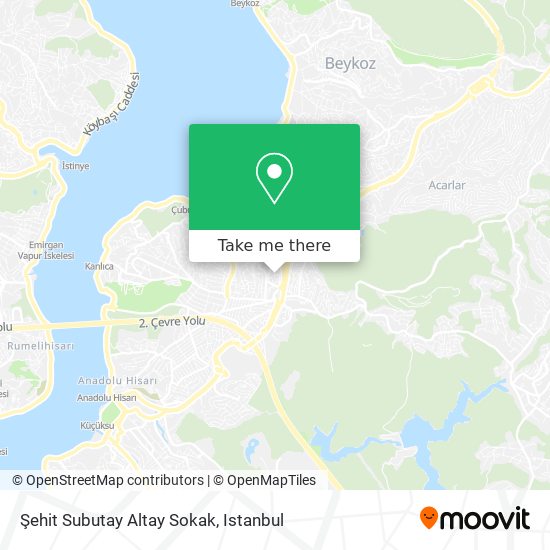 Şehit Subutay Altay Sokak map