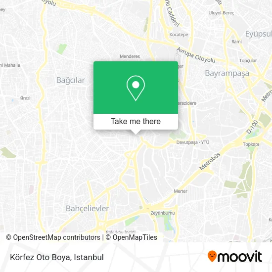 Körfez Oto Boya map