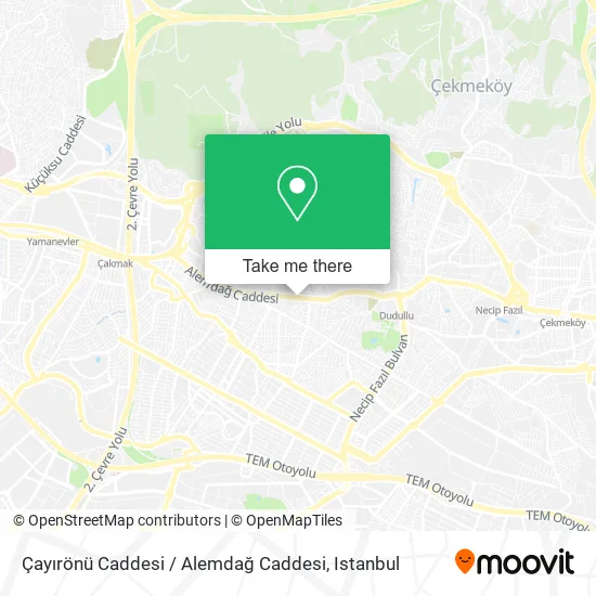 Çayırönü Caddesi / Alemdağ Caddesi map