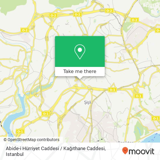 Abide-i Hürriyet Caddesi / Kağıthane Caddesi map