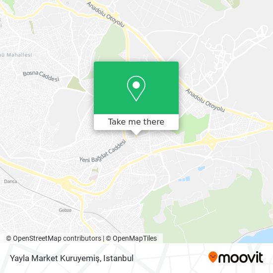 Yayla Market Kuruyemiş map